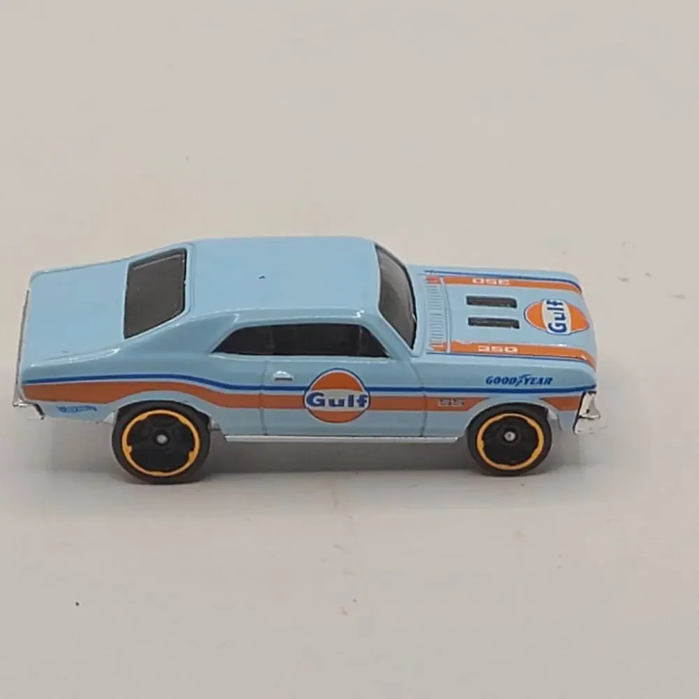 Hot Wheels - 1968 Chevy Nova - Blue - HW Speed Graphics Gulf - 67/250